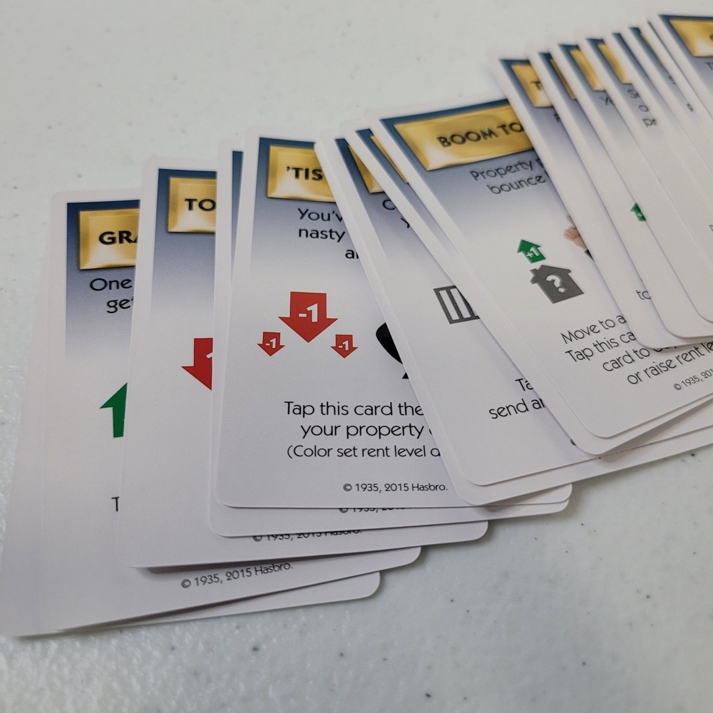 Monopoly‎ Ultimate Banking Replacement Event Cards Complete Set Game Cards